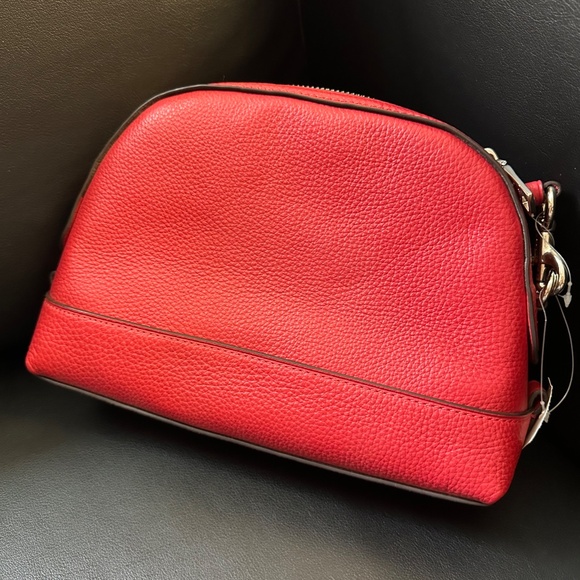 NWT! RARE! F76673 Coach Dome Bright Cardinal Leather Crossbody Bag - Picture 6 of 10